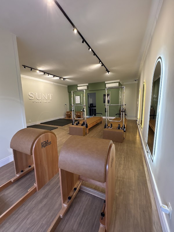 Sala de Pilates do SUNT Studio.